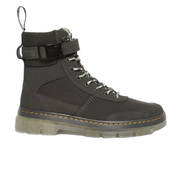 Dr. Martens Mens Combs Tech Iced Gunmetal Soho Boots Size 8 - Picture 4 of 11